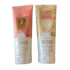 Bath Body Works Moisturizing Body Wash Set‎ Pink Pineapple Sunrise In The Stars
